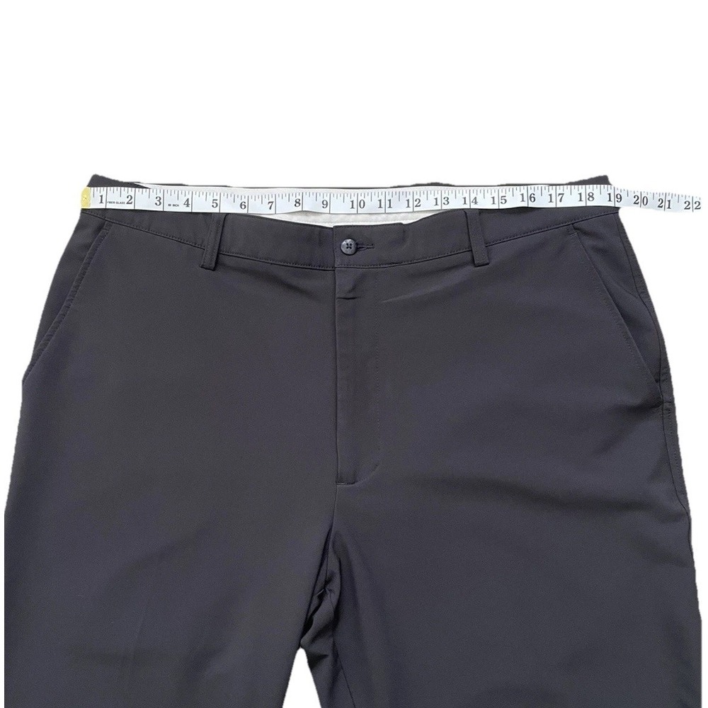 FootJoy Men Performance Golf Pants Black Flat Front 38x32 Stretch Slacks - Picture 13 of 16